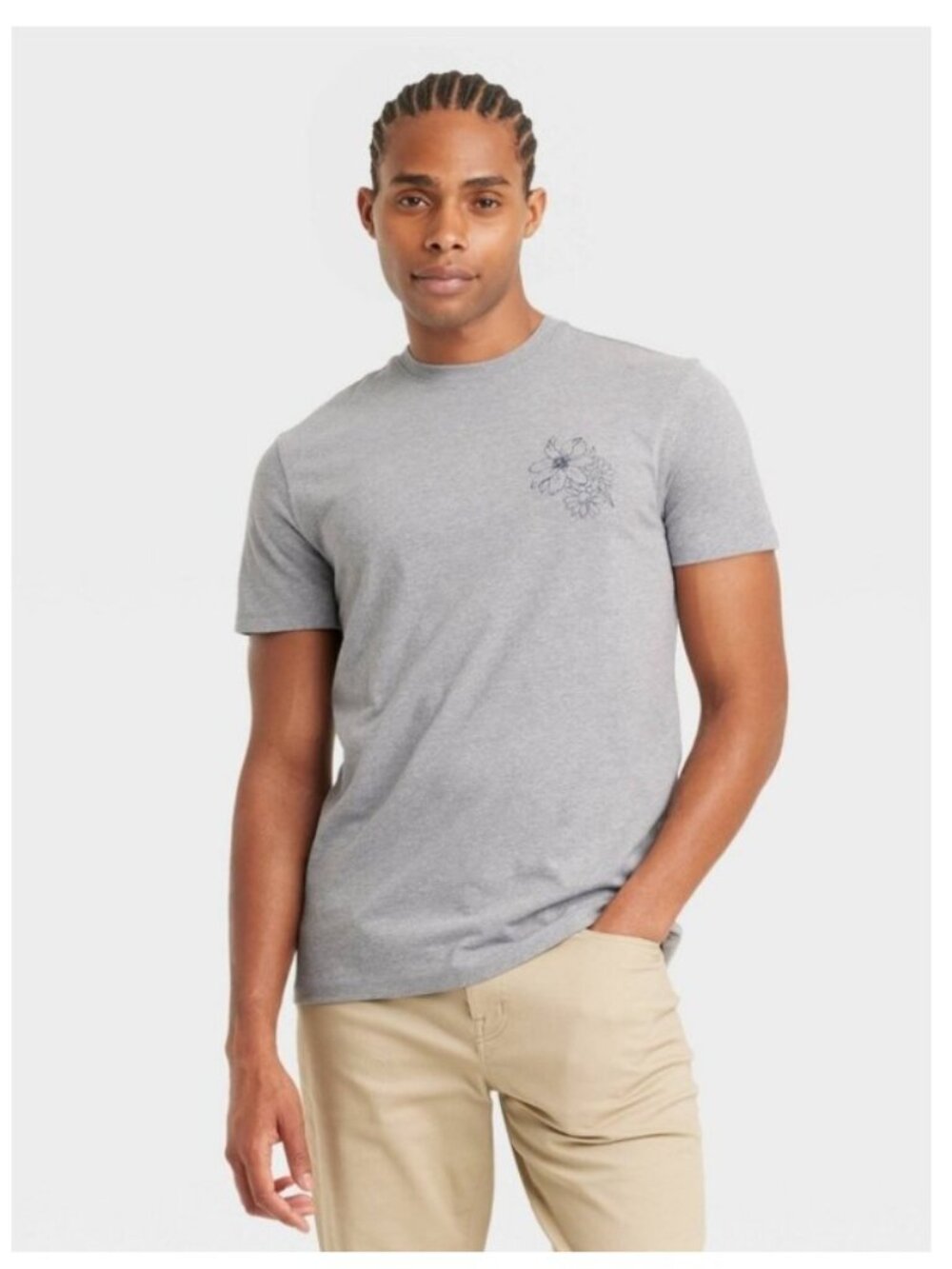 Goodfellow & Co. Short Sleeve Gray Graphic Men's T-Shirt Size XL | NWT